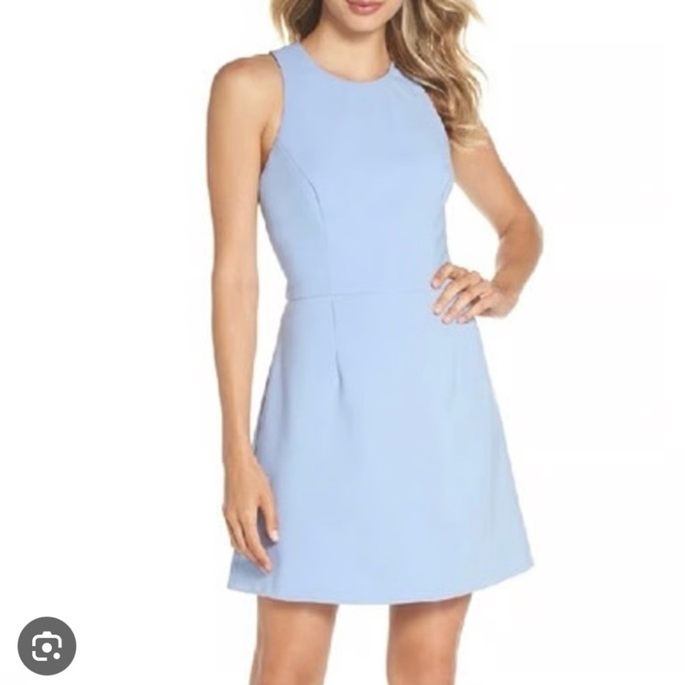French Connection Sky Blue Mini Dress
